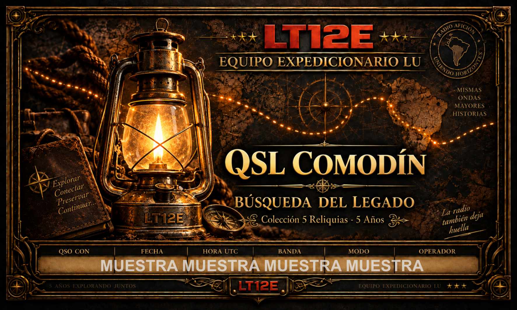 QSL comodín - El Camino de las Reliquias