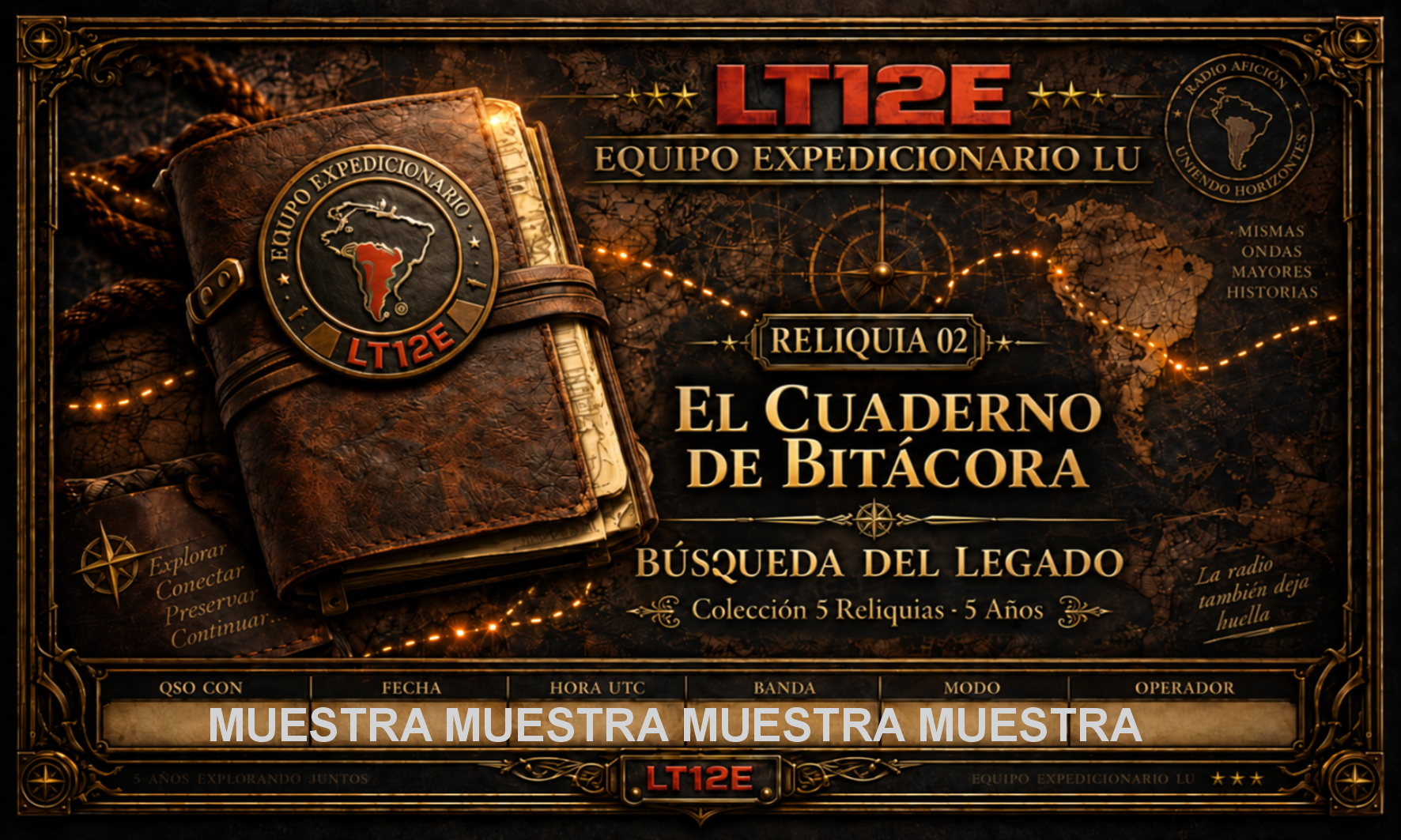 QSL coleccionable Reliquia 02