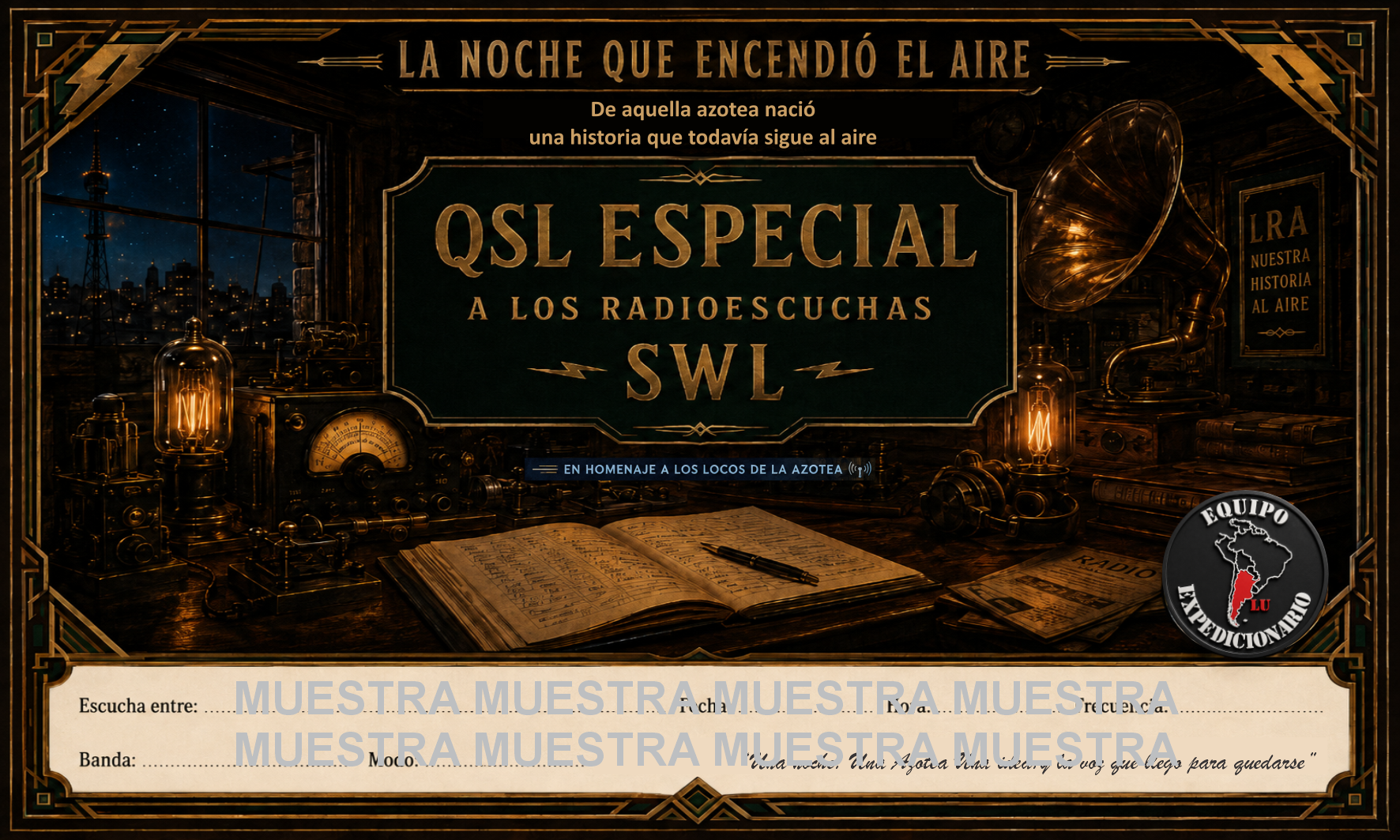 QSL Especial Radioescuchas SWL - La noche que encendió el aire
